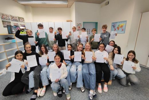 Smartphone-Challenge der Klasse P2b